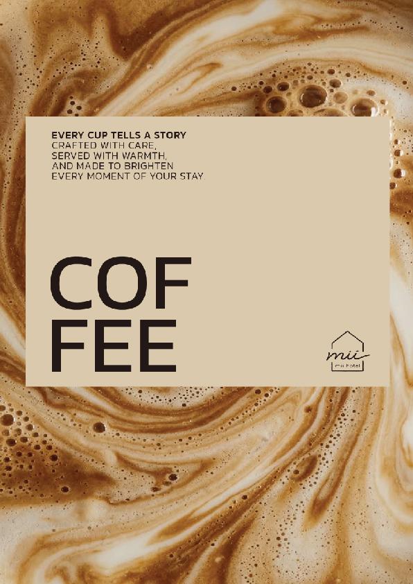 New Mii cafe Menu Website Coffee Home