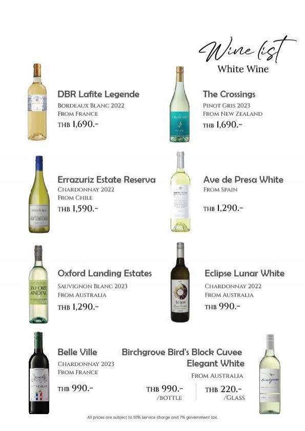 Drink list menu Page 5