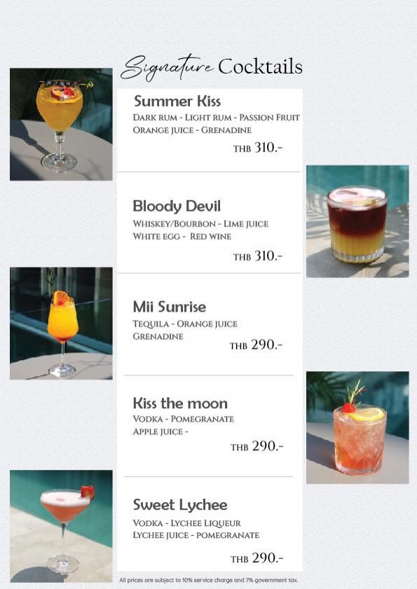 Drink list menu Page 7